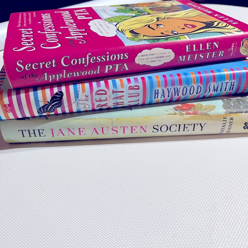 Bundle of 3 Hardback Books The Red Hat Club, Jane Austen Society Beautiful Set
